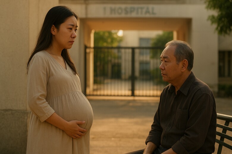 Bầu 8 tháng, tôi kiên quyết cắt đứt với bố ruột, ngày gặp lại ông tôi chỉ biết khóc - 1