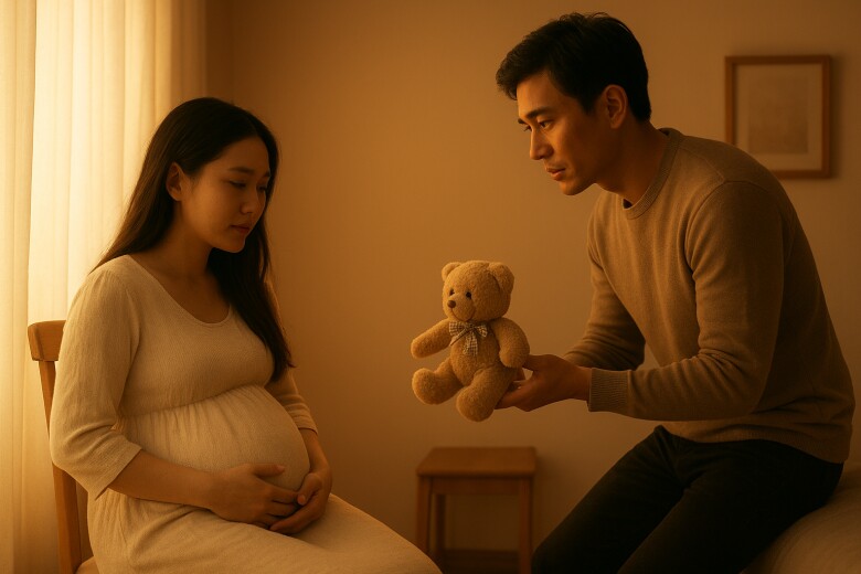 Chồng cũ đến thăm khi biết tôi sắp sinh, nhìn món quà anh tặng, tôi chỉ mỉm cười nói 2 từ - 1