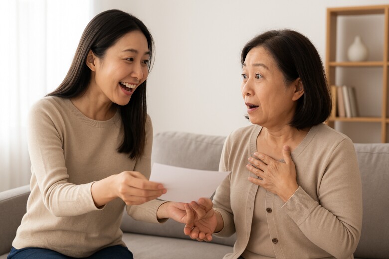 Giục con gái 30 tuổi đi lấy chồng, con đưa ra tờ giấy khiến cả nhà vỡ òa - 1