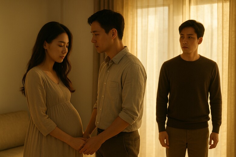 Mang thai 5 tháng, chồng phát hiện tôi từng là người yêu cũ của anh trai mình - 1