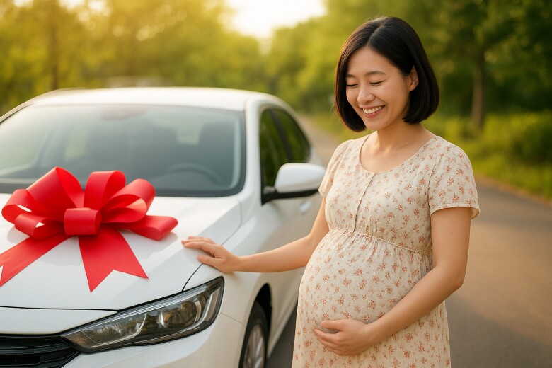 Người yêu cũ tặng xe 500 triệu khi biết tôi mang bầu, chồng nói 1 câu khiến tôi rơi nước mắt - 1