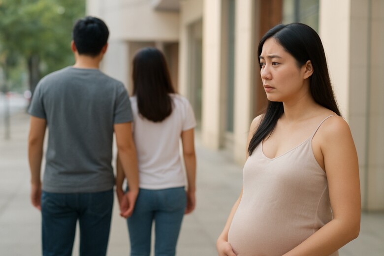 Tôi không chịu ký đơn ly hôn khi đang mang bầu, 3 tháng sau nhìn người đi cùng chồng cũ, tim tôi chao đảo - 1