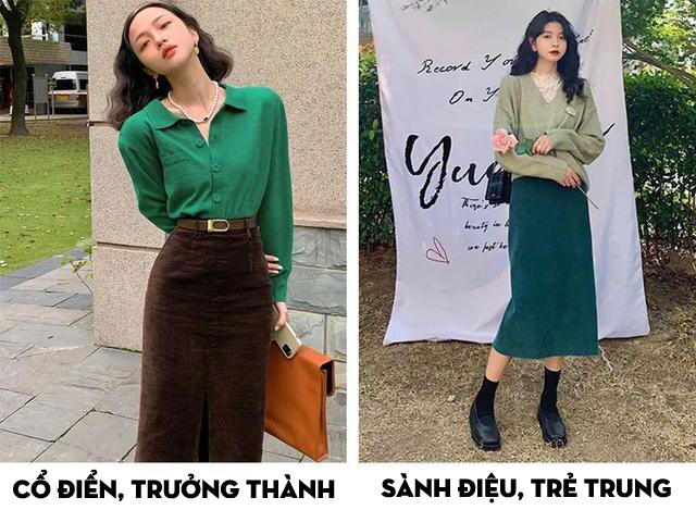 3 kiểu chân váy suông thu đông giúp nàng kéo chân dài chẳng thua váy ngắn lại phối được nhiều kiểu áo - 4