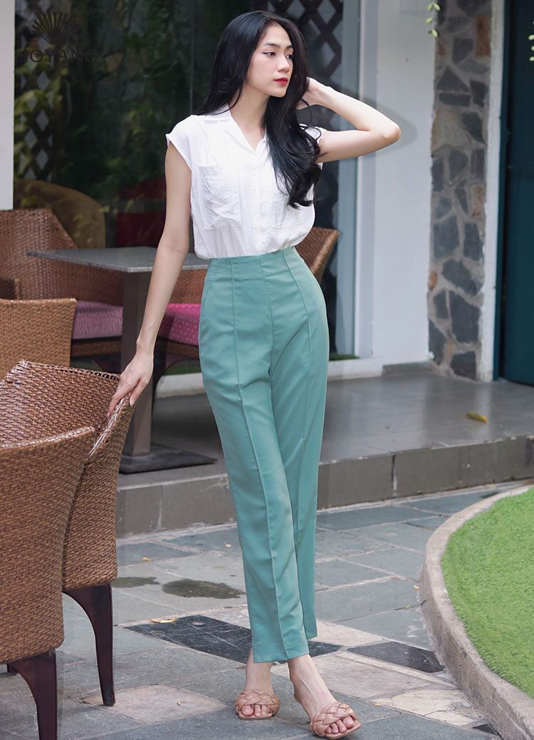 4 kiểu quần mùa thu tôn dáng lại dễ mặc, chị em phối cùng sơ mi hay áo len dệt kim đều đẹp &#34;hết nước chấm&#34; - 2