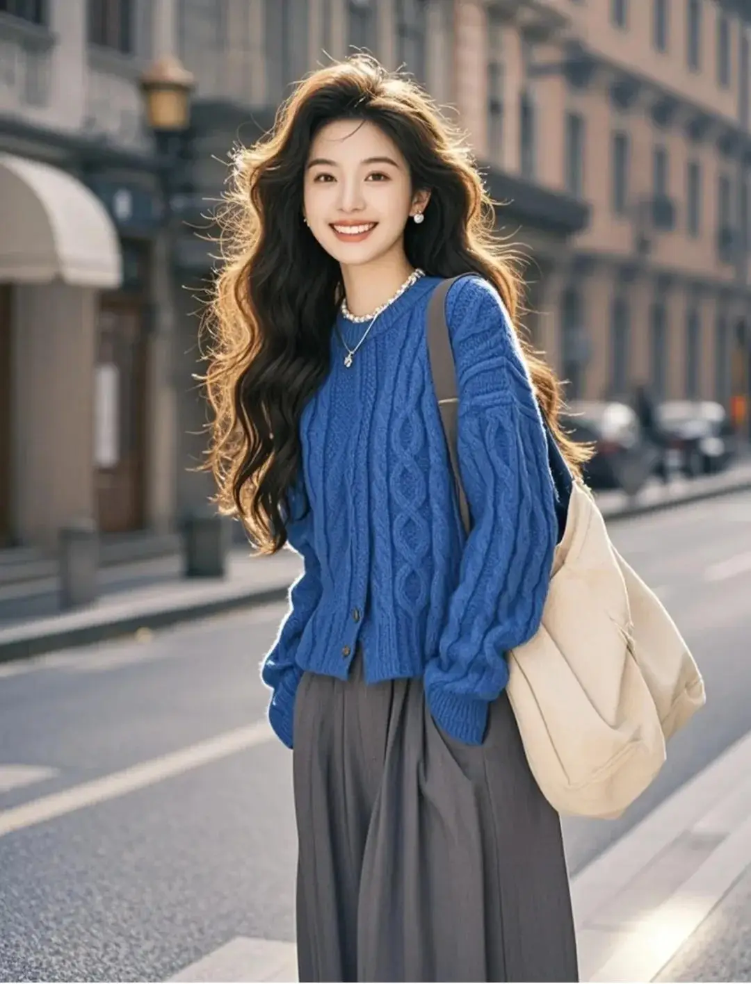 Không phải đen trắng hay xám, đây là 5 màu áo len đẹp nên sắm mùa Thu Đông, vừa trẻ trung lại không kén da - 1