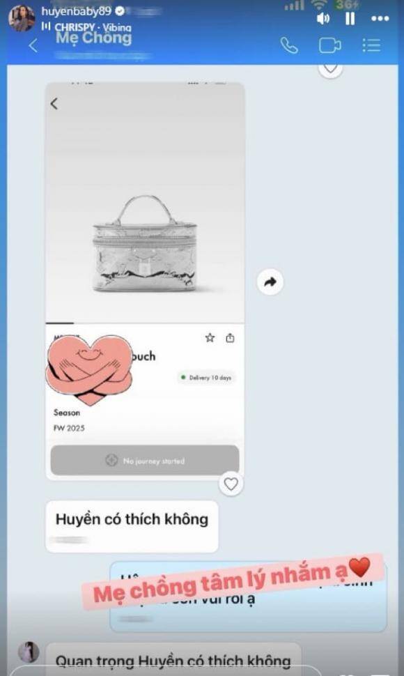 Chị đẹp Hà Thành được mẹ chồng cưng chiều, sắm núi hàng hiệu cho con dâu mặc quanh năm không hết - 4