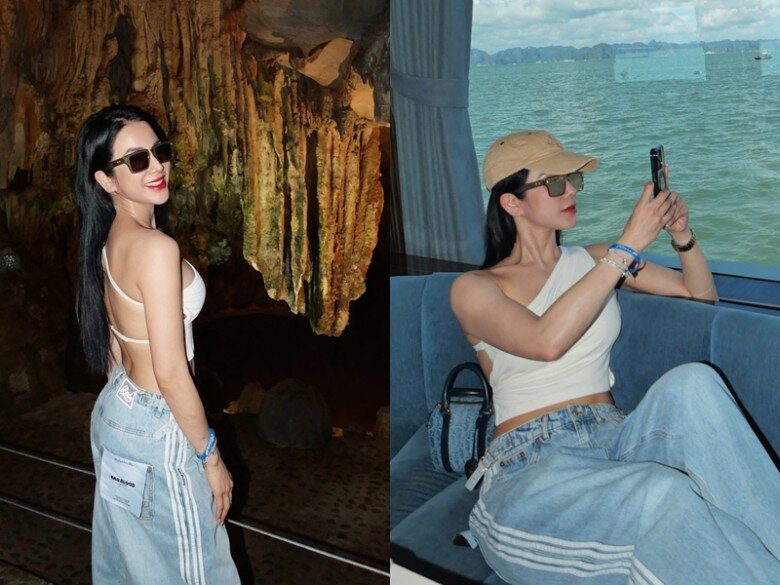 Diệp Lâm Anh U40 ngày càng “hồi xuân”, chăm mặc áo ngắn cũn cực cuốn hút sau khi công khai bạn trai kém tuổi - 6