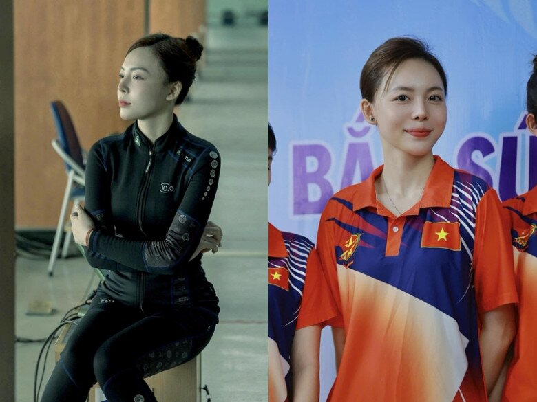 &#34;Hoa khôi bắn súng&#34; 2k4 mang hàm Thượng úy, gây bất ngờ với diện mạo đời thường đẹp như hoa hậu, chân dài chuẩn mẫu - 6