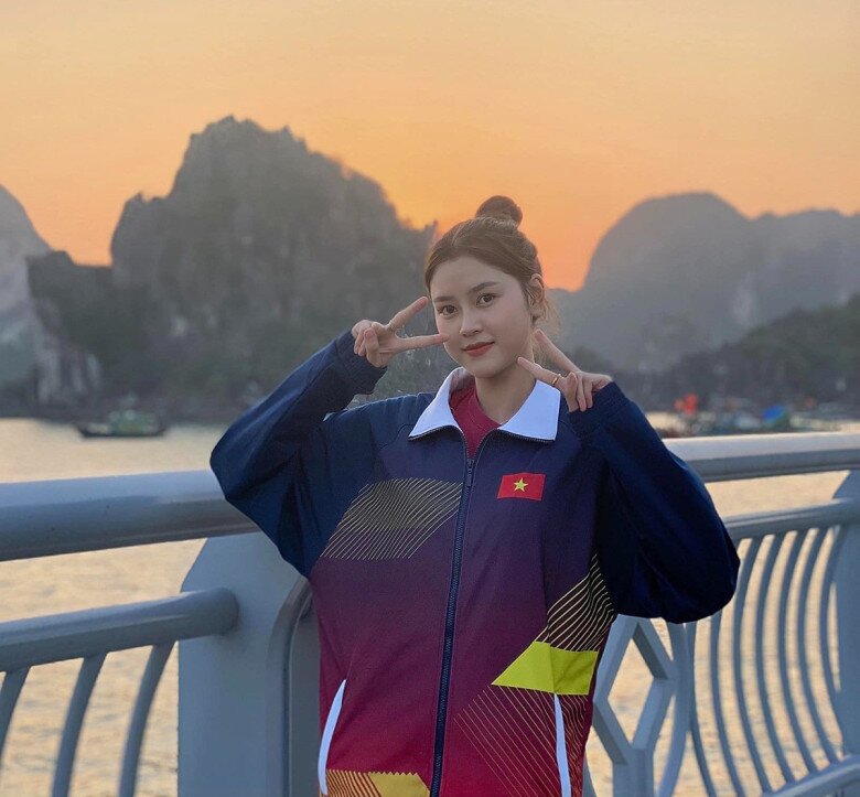 "Hoa khôi đấu kiếm" được ví như bản sao của Hoa hậu Đỗ Thị Hà, sở hữu "cặp kiếm Nhật" thon dài đẹp hút hồn - 7