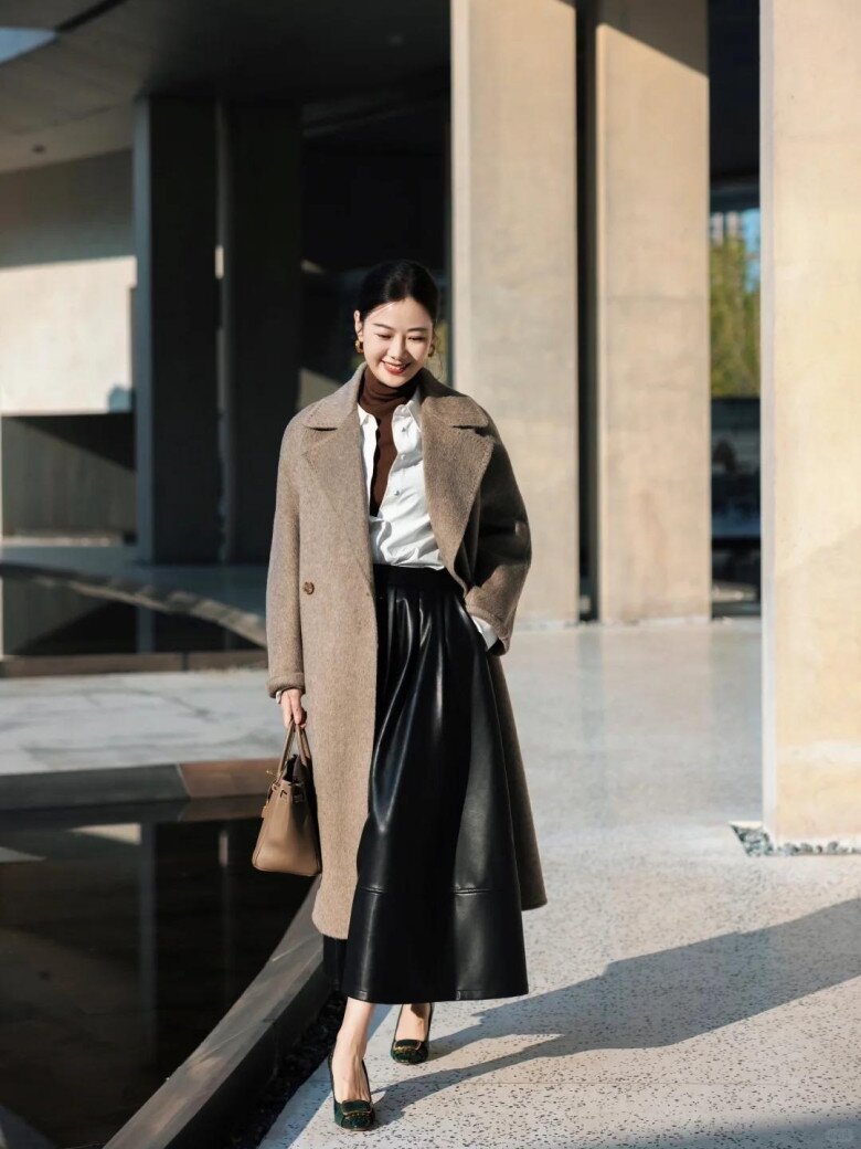 Thử cả trăm kiểu váy, tôi rút ra 4 mẫu "đỉnh chóp" phối với áo phao hay áo khoác dài đều đẹp và hack dáng xuất sắc - 3