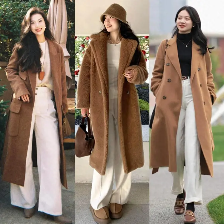 Không phải quần ống rộng hay legging, đây là kiểu quần mặc với áo khoác dài đẹp nhất giúp kéo chân dài cả mét - 1