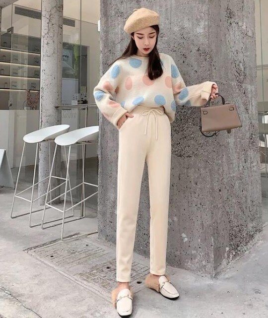 Kiểu quần mùa đông chỉnh dáng siêu đỉnh hơn quần ống rộng, giúp chân thon dài lại ấm áp hơn quần jeans - 5