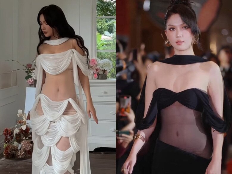 "Nữ hoàng nội y" sắp bị tước danh xưng vào tay mỹ nhân Việt có visual y hệt, gu ăn mặc hở bạo chẳng kém Ngọc Trinh - 4