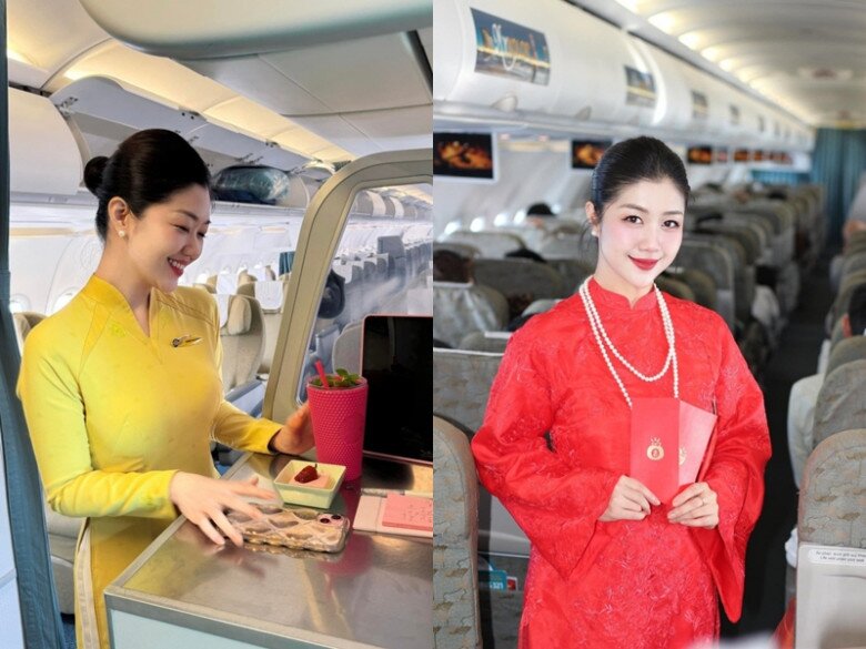 Nữ tiếp viên trưởng đẹp nhất nhì ngành hàng không có gia thế đặc biệt, U40 giữ da trong như ngọc, body không góc chết - 4