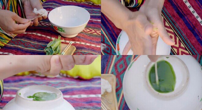 Không cần dầu gội đắt tiền, tại sao các cô gái Tân Cương có mái tóc dày đẹp hiếm thấy? Bí kíp nằm ở loại cỏ thiên nhiên này - 5