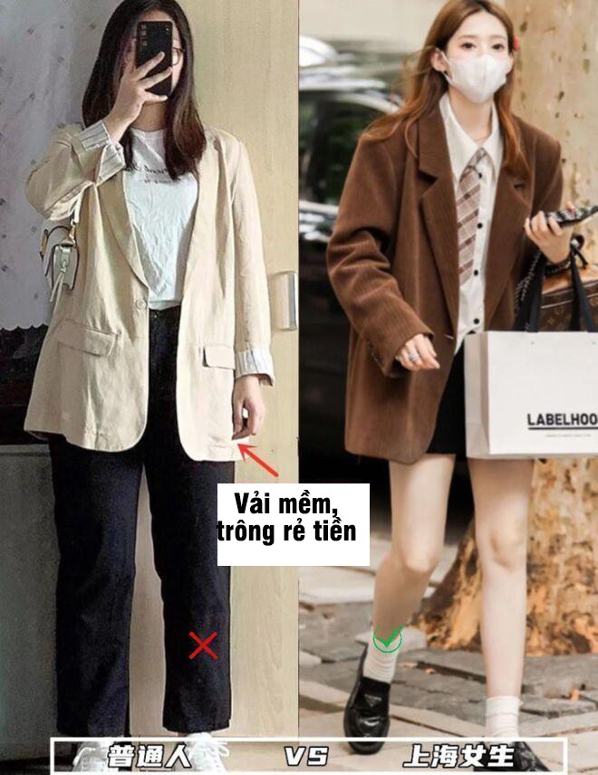 Tại sao người sành ăn mặc đều chọn áo khoác blazer lớn hơn một size? Bí quyết giúp chị em thu gọn vóc dáng chính là đây - 4