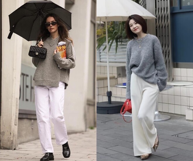 Tại sao người sành ăn mặc luôn chọn áo len lớn hơn 1 cỡ? Bí quyết giúp chị em thu gọn vóc dáng chính là đây - 5