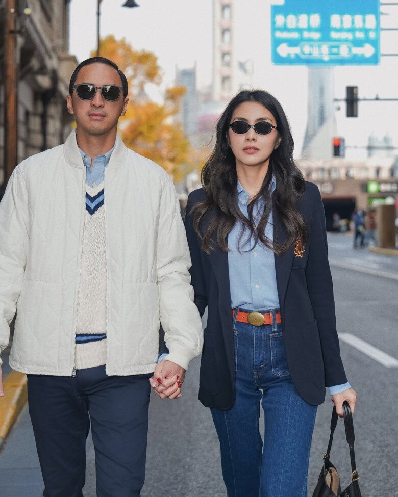 Thế nào là đỉnh cao phối đồ? Dâu hào môn Hà Tăng chỉ mặc áo với quần mà phối ra 1001 set đồ thu đông sang xịn - 4