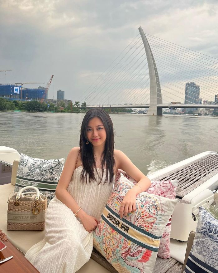 Thiên kim tiểu thư gia tộc siêu giàu ở Việt Nam lấy thiếu gia Phan Hoàng: Thần thái sang chảnh, sở hữu hàng hiệu không đếm xuể - 15