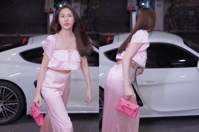 Đi xe sang, Thủy Tiên vẫn trung thành với mẫu túi hiệu dùng 10 năm chưa chán, từng mang lên xe khách về quê - 9