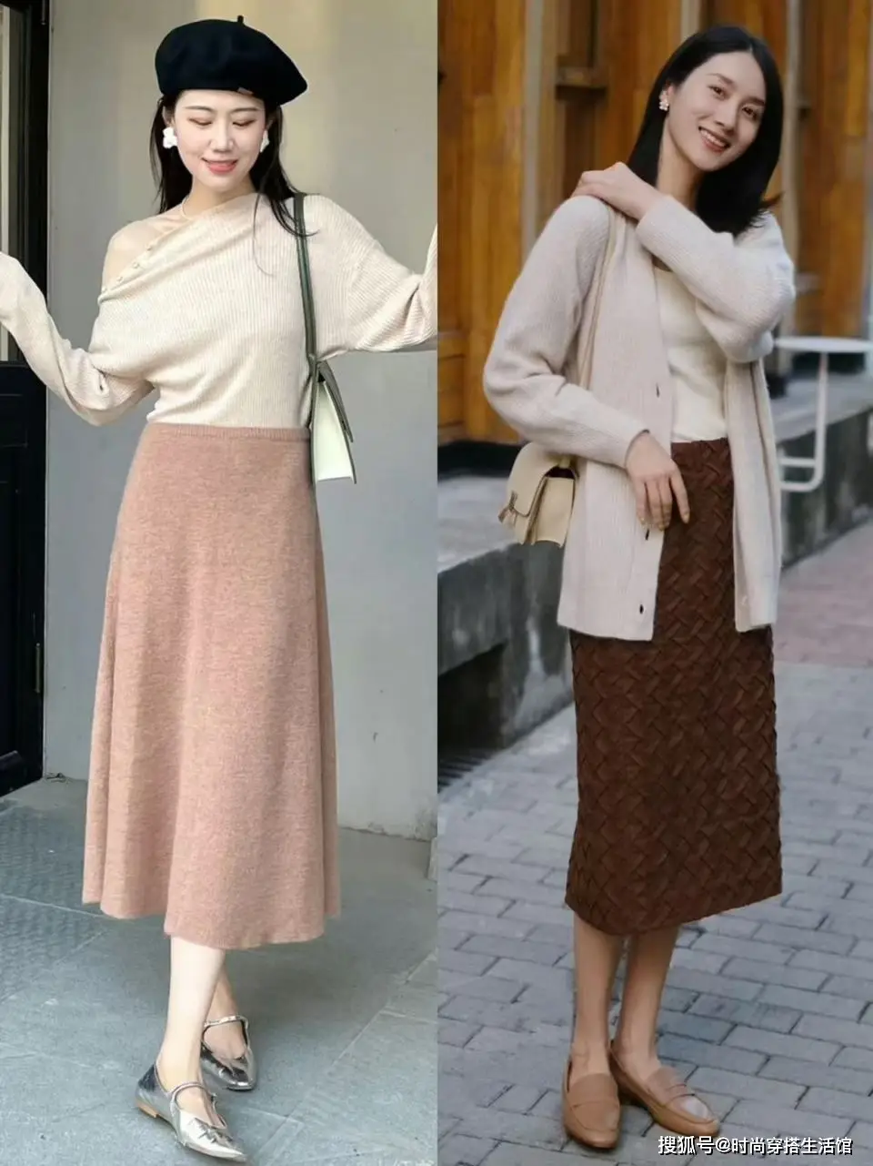 Không cần cầu kỳ, tôi nhận ra chỉ cần mặc công thức 2 áo - 2 váy vào mùa lạnh là chân ái, hợp thời trang lại giữ ấm - 5