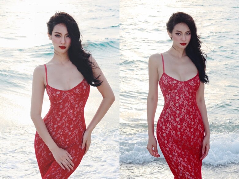 Vũ Thúy Quỳnh bị "soi" sống tiết kiệm vì mặc đi mặc lại một chiếc váy ren nhưng dân tình ngắm xong cũng phải mê - 7