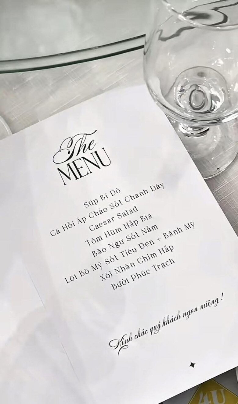 Thực đơn tiệc cưới hoa hậu Đỗ Thị Hà: Món nào cũng ngon và tinh tế - 3