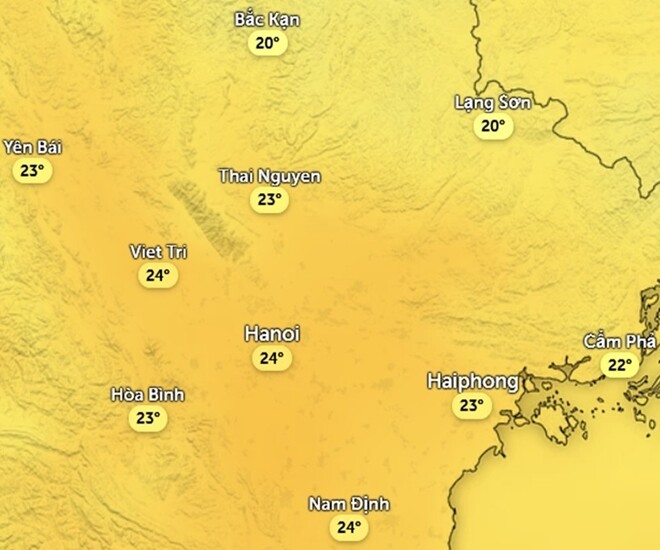 Tin tức 24h: Không khí lạnh về đúng ngày 1/1, Hà Nội có thể mưa nhiều nhất vào lúc nào? - 1
