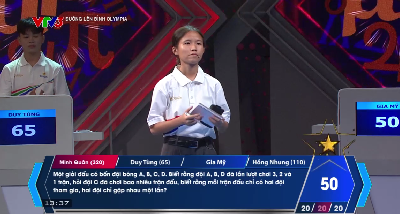 Giành điểm số gấp gần 4 lần người về nhì, nam sinh TP.HCM chốt danh sách thi tháng Olympia 26 - 4