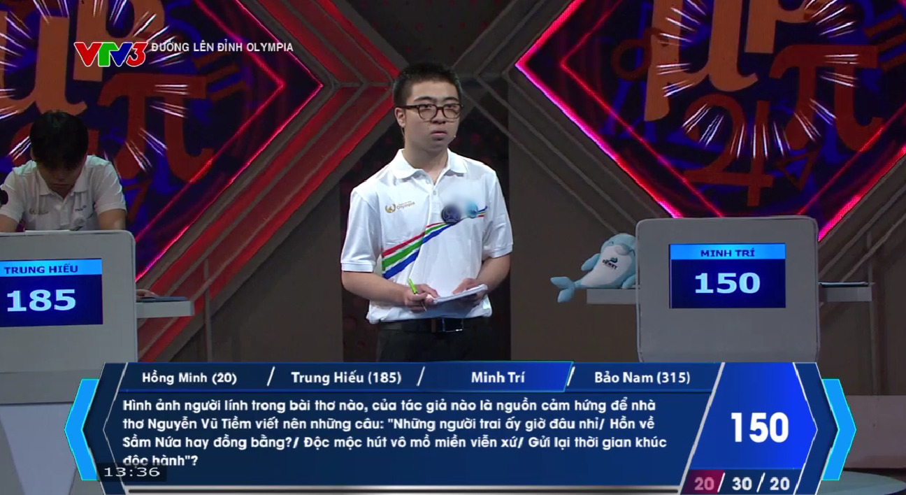 Nam sinh Đồng Nai giành chiến thắng thuyết phục tại Olympia 26 với 335 điểm, gần gấp đôi người về nhì - 5