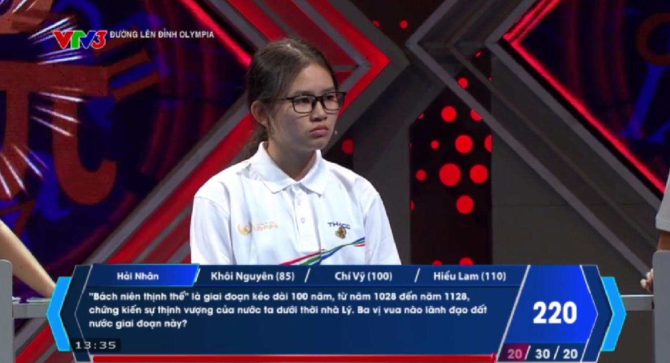 Xuất sắc dẫn đầu cả 4 phần thi, nữ sinh Quảng Trị giành chiến thắng thuyết phục tại Olympia 26  - 3