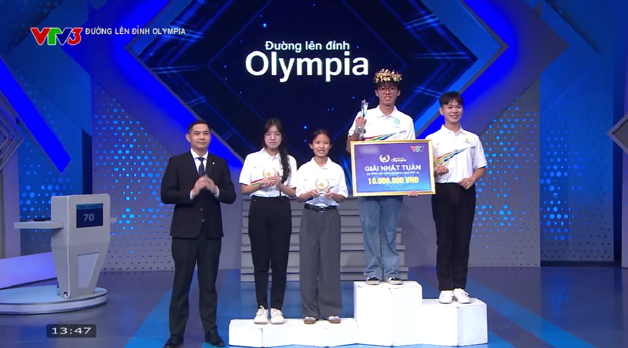 Giành điểm số gấp gần 4 lần người về nhì, nam sinh TP.HCM chốt danh sách thi tháng Olympia 26 - 7