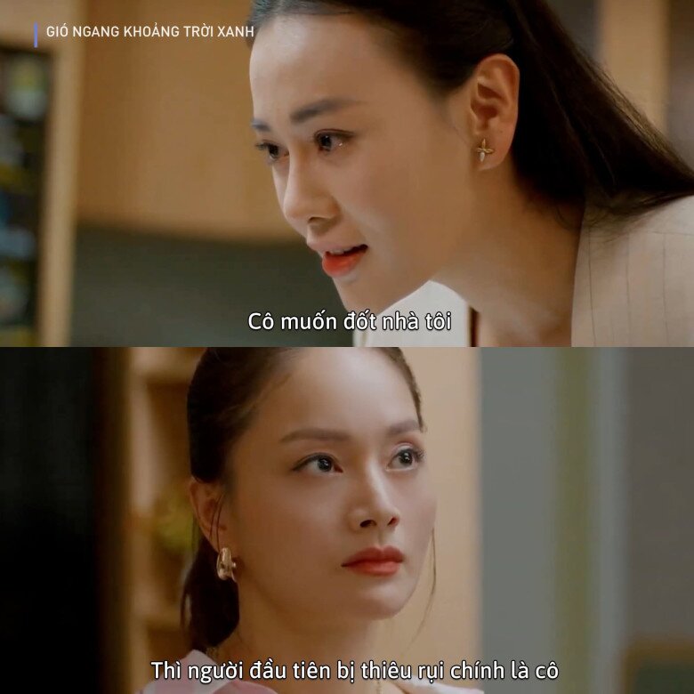 Gió Ngang Khoảng Trời Xanh: Phương Oanh diễn như "lên đồng" khi đối đầu Lan Phương, khán giả đồng loạt "quay xe" - 2