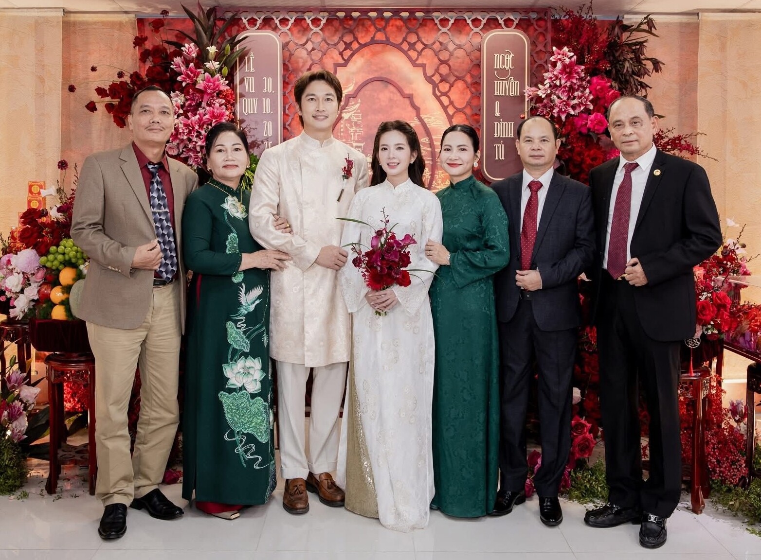 Ngọc Huyền - Đình Tú tổ chức lễ vu quy, 2 bà thông gia cười rạng rỡ bên dâu ngoan rể quý - 2