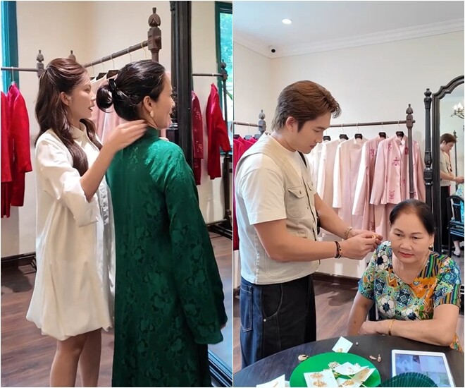 Ngọc Huyền đưa mẹ chồng đi thử đồ cho đám cưới với Đình Tú, bị dân mạng nói &#34;làm tốn kém lại lo trả nợ&#34; - 1