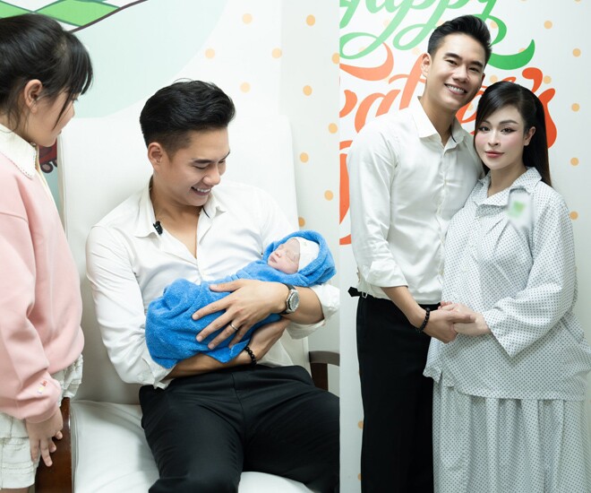 "Tình trẻ" một thời của Quỳnh Nga đón con đầu lòng sau 1 năm cưới, được 2 con riêng của vợ yêu quý - 1