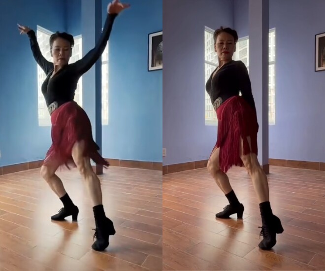 Mẹ ruột Hồ Ngọc Hà U70 vẫn nhảy cực quyến rũ, khoe dáng thon gọn chuẩn người sinh ra "nữ hoàng giải trí" - 1