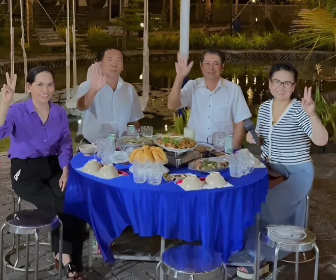 Thanh Đoàn và Hà Trí Quang làm sinh nhật hoành tráng cho 2 con chung, khoe ông nội tự tay trang trí tiệc cho cháu - 5