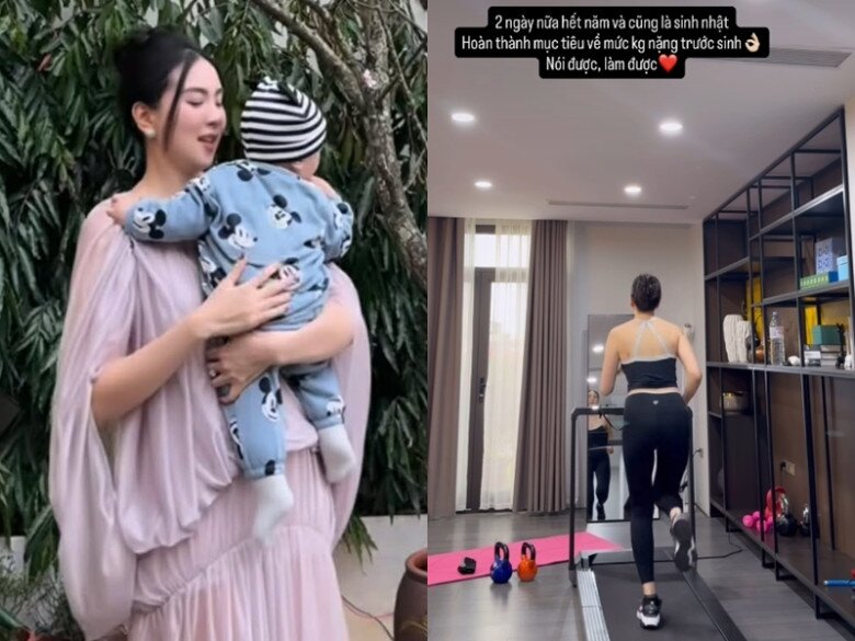 MC Mai Ngọc kỷ niệm 1 năm ngày cưới riêng tư với chồng giấu mặt người Bắc Ninh, hé lộ cân nặng sau 8 tháng chăm con - 12