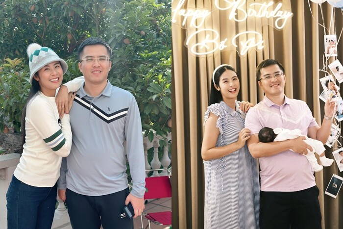 Ngọc Hân tiết lộ tên 4 chữ của quý tử đầu lòng, cùng ông xã làm ngành ngoại giao đưa nhóc tì 4 tháng đi học - 6