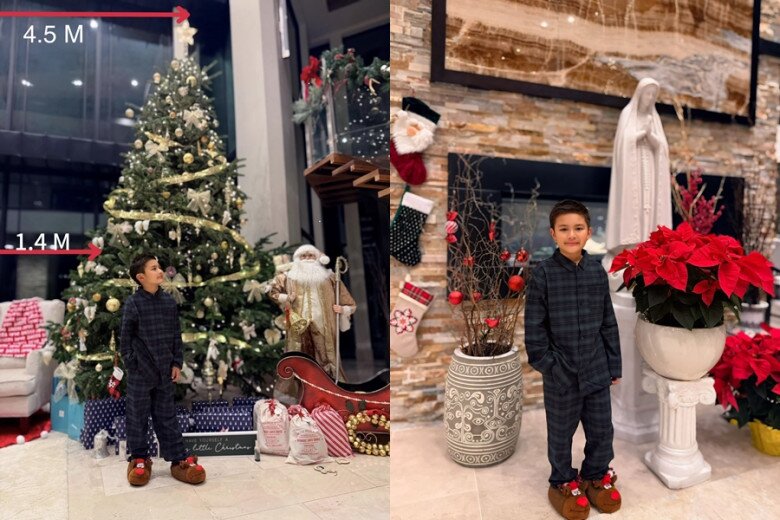 Sao Việt 24h: H’Hen Niê bế con gái đến mừng sinh nhật bà nội, bố chồng nàng hậu cúi người tặng hoa cho vợ cực "tình" - 4