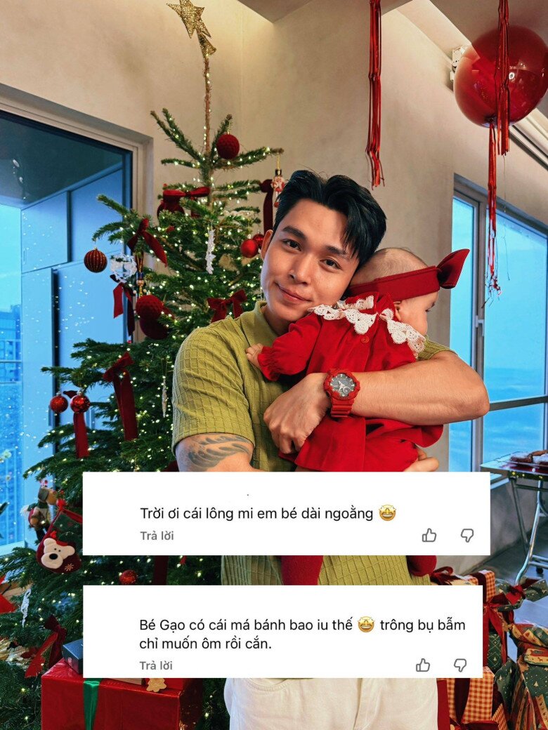 Sao Việt 24h: Jun Phạm hé lộ nửa gương mặt con gái Ngô Thanh Vân, nhóc tì 4 tháng tuổi bụ bẫm, lông mi "dài ngoằng" - 4