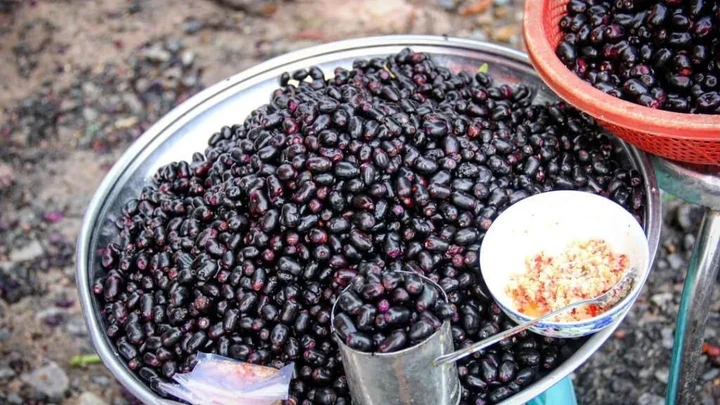 Quả mọc dại trên rừng trông đẹp như nho, ăn vào miệng đen xì mà càng ăn càng "cuốn", bán đến 130.000đ/kg chị em vẫn lùng mua - 5