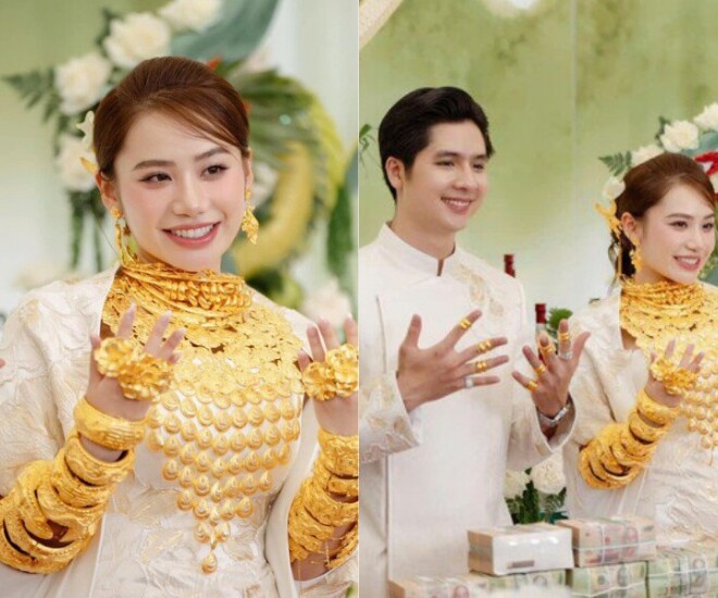 Cô dâu 1000 cây vàng ở Đồng Tháp hạ sinh con đầu lòng ở tuổi 23, công chúa nhỏ tương lai thừa hưởng tiệm vàng của gia tộc - 1