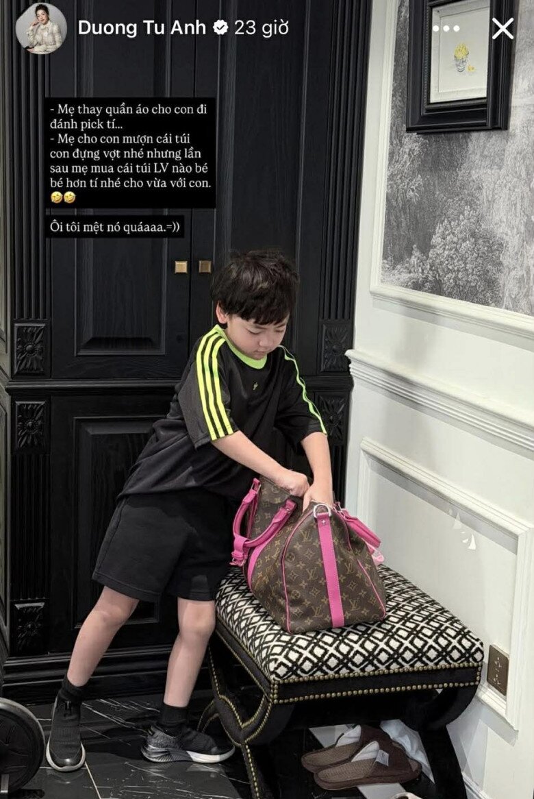 Lấy thiếu gia Hà Nội, MC Đài THVN nghỉ việc về làm mẹ sang chảnh, chẳng tiếc khi con mượn túi hiệu LV đi chơi - 2