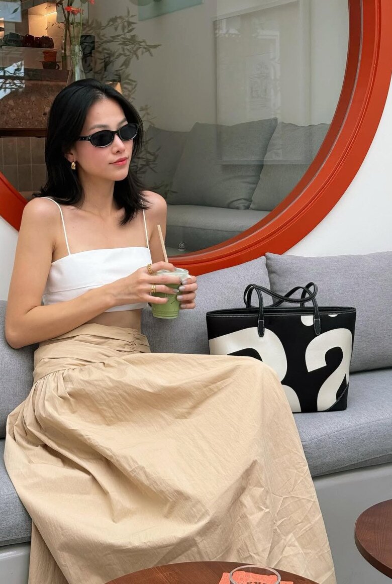 8 outfit đi cà phê học lỏm từ Hoa hậu Phương Khánh: Từ thanh lịch đến năng động cá tính, mặc gì lên hình cũng đẹp - 3