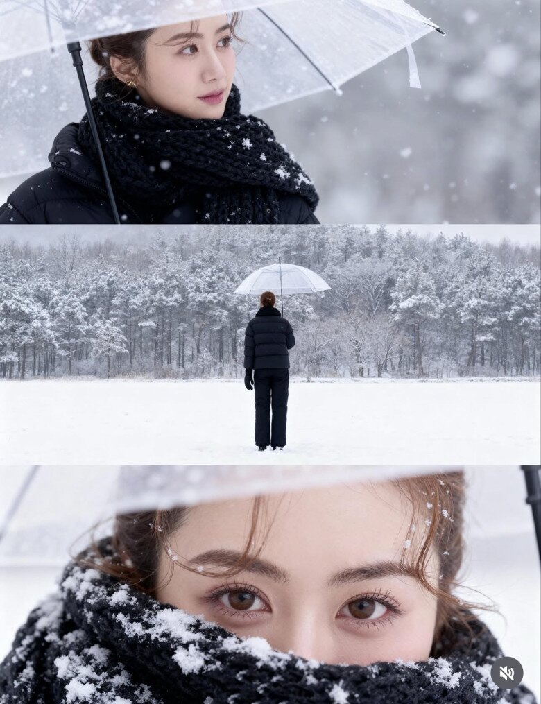 “Ghép hình dưới tuyết” - trào lưu phủ trắng mạng xã hội, hiện thực hoá giấc mơ mùa đông của giới trẻ Việt - 5