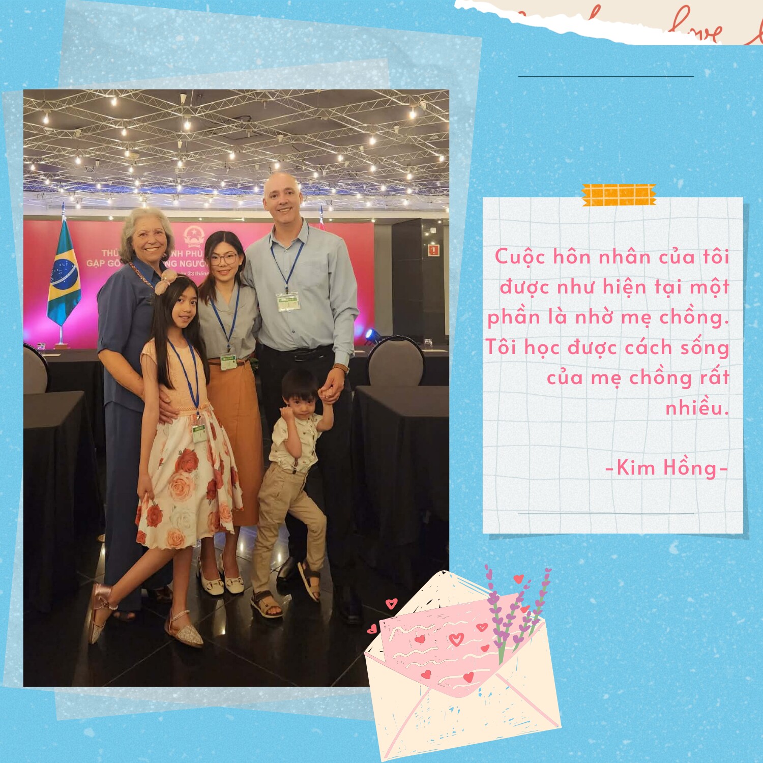 9X Việt cưới bố đơn thân Brazil hơn 13 tuổi, làm dâu gia đình 4 đời giáo viên, nghẹn ngào khi nhắc tới mẹ chồng - 7