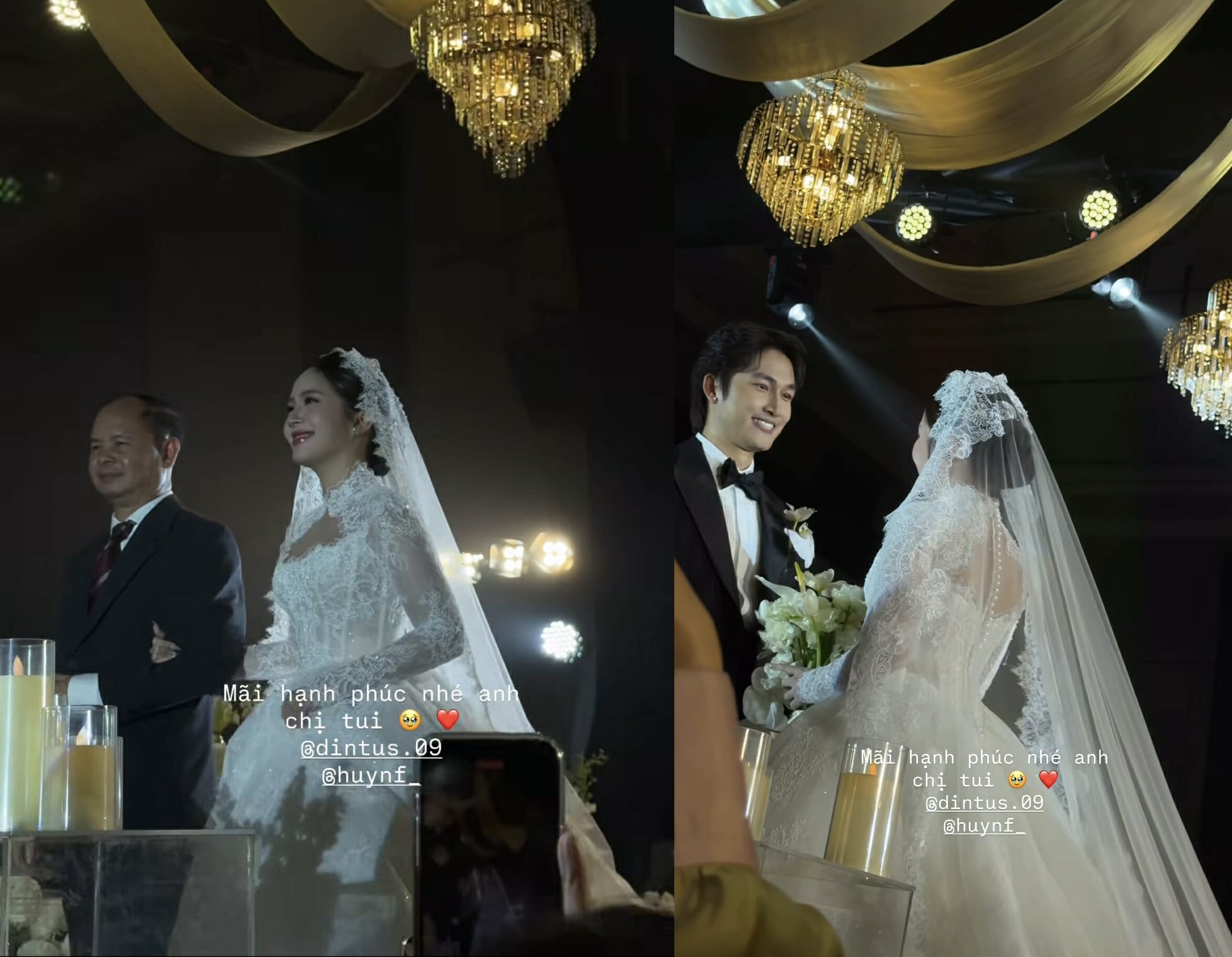 Ngọc Huyền nghẹn ngào trong lễ cưới với Đình Tú: "Anh nói 10 lần cãi nhau, anh sẽ xin lỗi trước 8 lần" - 2