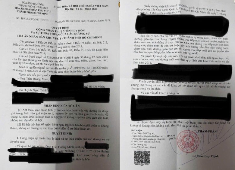 Con gái NSƯT Vũ Linh công khai phán quyết ly hôn, chồng cũ nhường quyền nuôi con - 2